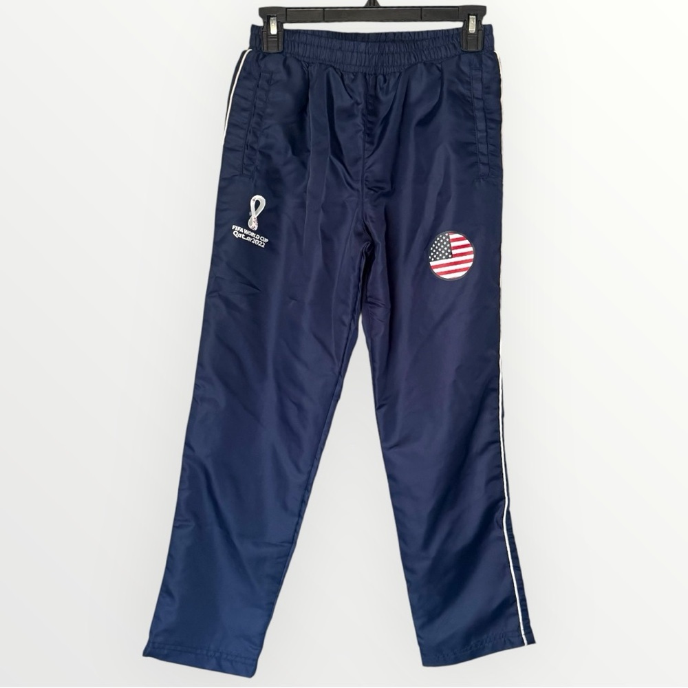 Team USA Soccer FIFA World Cup Qatar 2022 training track pants - Navy Blue NWT